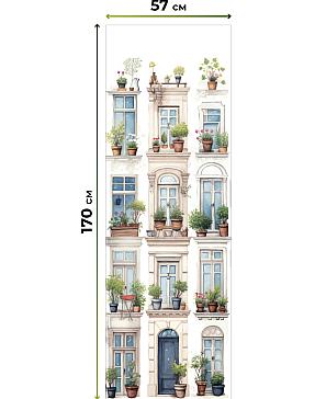 Рулонная штора «Флордо - 115 - ширина 57 см»