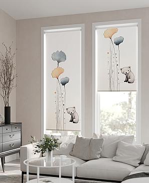 Рулонная штора «Флордо - 119 - ширина 57 см» | фото 2