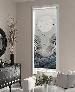 Рулонная штора «Флордо - 121 - ширина 57 см»