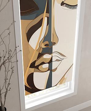 Рулонная штора «Флордо - 131 - ширина 57 см» | фото 3