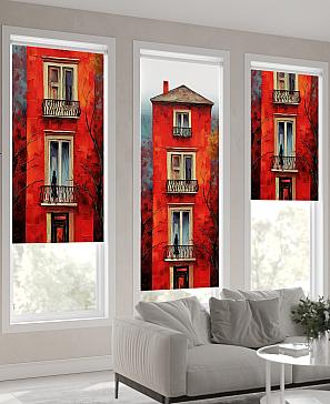 Рулонная штора «Флордо - 134 - ширина 57 см»