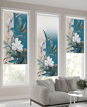 Рулонная штора «Флордо - 138 - ширина 57 см»