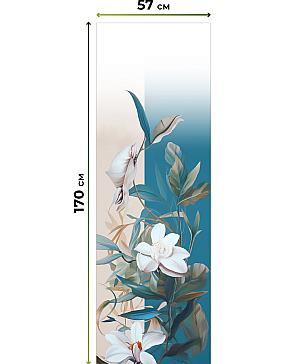 Рулонная штора «Флордо - 138 - ширина 57 см»