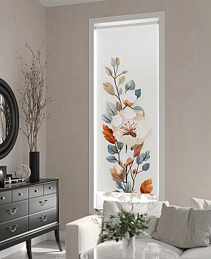 Рулонная штора «Флордо - 143 - ширина 57 см»