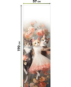 Рулонная штора «Флордо - 146 - ширина 57 см»