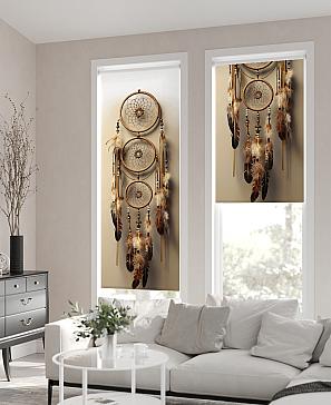 Рулонная штора «Флордо - 147 - ширина 57 см» | фото 2