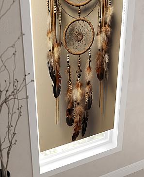 Рулонная штора «Флордо - 147 - ширина 57 см» | фото 3