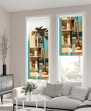 Рулонная штора «Флордо - 151 - ширина 57 см» | фото 2