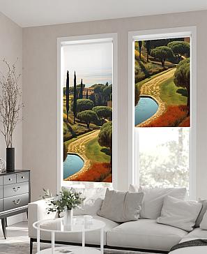 Рулонная штора «Флордо - 152 - ширина 57 см» | фото 2