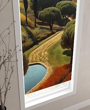 Рулонная штора «Флордо - 152 - ширина 57 см» | фото 3