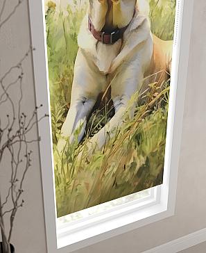 Рулонная штора «Флордо - 154 - ширина 57 см» | фото 3