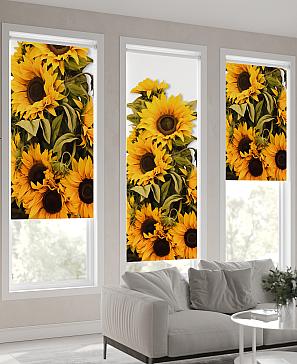 Рулонная штора «Флордо - 157 - ширина 57 см»