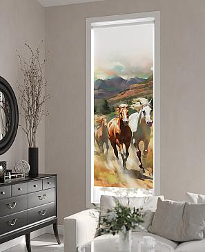 Рулонная штора «Флордо - 162 - ширина 57 см»