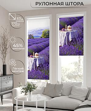 Рулонная штора «Флордо - 166 - ширина 57 см» | фото