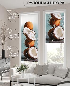 Рулонная штора «Флордо - 172 - ширина 57 см» | фото