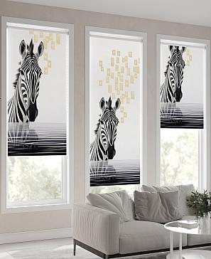 Рулонная штора «Флордо - 174 - ширина 57 см»