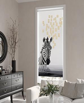 Рулонная штора «Флордо - 174 - ширина 57 см»