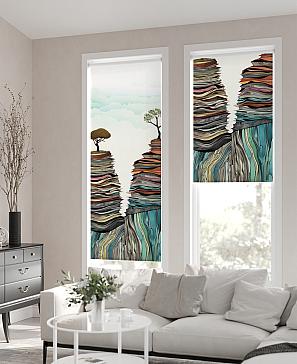 Рулонная штора «Флордо - 177 - ширина 57 см» | фото 2