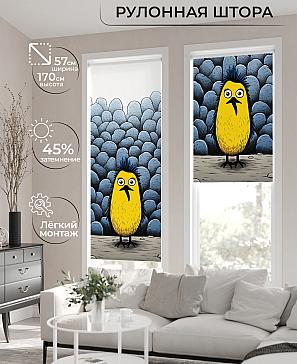 Рулонная штора «Флордо - 179 - ширина 57 см» | фото