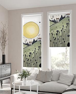 Рулонная штора «Флордо - 184 - ширина 57 см» | фото 2