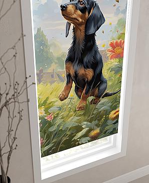 Рулонная штора «Флордо - 185 - ширина 57 см» | фото 3