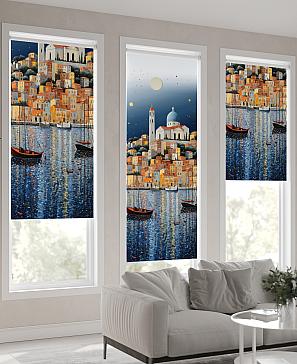 Рулонная штора «Флордо - 186 - ширина 57 см»