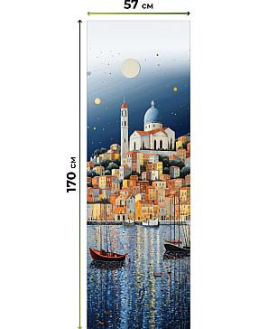 Рулонная штора «Флордо - 186 - ширина 57 см»