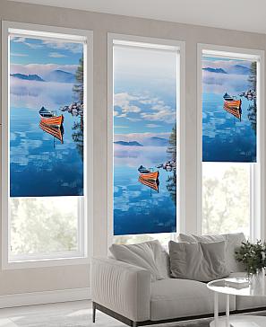 Рулонная штора «Флордо - 187 - ширина 57 см»