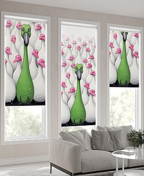 Рулонная штора «Флордо - 189 - ширина 57 см»