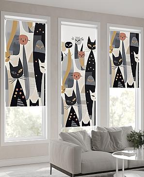 Рулонная штора «Флордо - 191 - ширина 57 см»