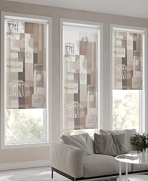 Рулонная штора «Нертонс - 17 - ширина 68 см»