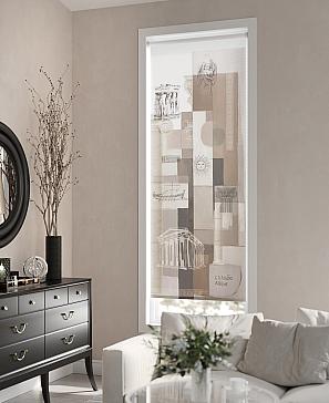 Рулонная штора «Нертонс - 17 - ширина 68 см»