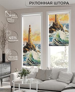 Рулонная штора «Нертонс - 45 - ширина 68 см» | фото