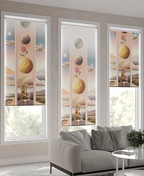 Рулонная штора «Нертонс - 49 - ширина 68 см»