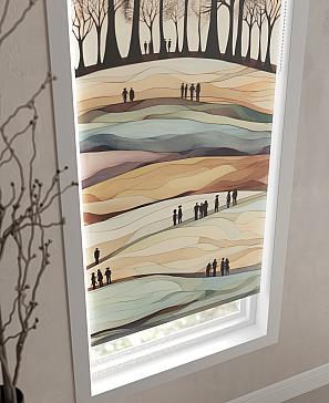 Рулонная штора «Нертонс - 53 - ширина 68 см» | фото 3