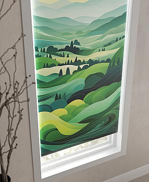 Рулонная штора «Нертонс - 61 - ширина 68 см» | фото 3