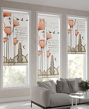 Рулонная штора «Нертонс - 66 - ширина 68 см»