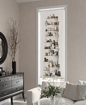 Рулонная штора «Нертонс - 70 - ширина 68 см»