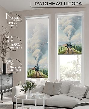 Рулонная штора «Нертонс - 71 - ширина 68 см» | фото
