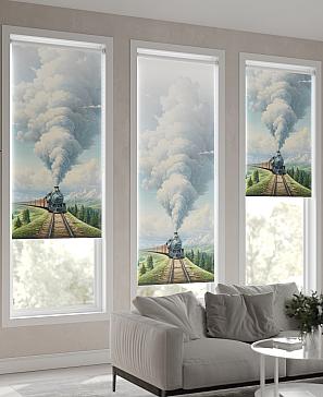 Рулонная штора «Нертонс - 71 - ширина 68 см»