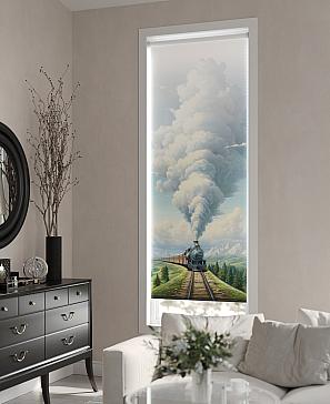 Рулонная штора «Нертонс - 71 - ширина 68 см»