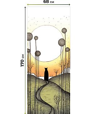 Рулонная штора «Нертонс - 74 - ширина 68 см»