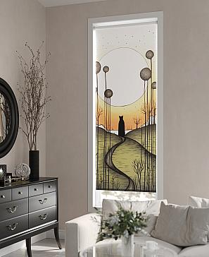 Рулонная штора «Нертонс - 74 - ширина 68 см»