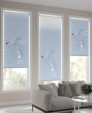 Рулонная штора «Нертонс - 106 - ширина 68 см»