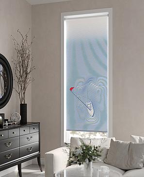 Рулонная штора «Нертонс - 106 - ширина 68 см»