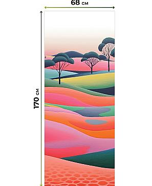 Рулонная штора «Нертонс - 111 - ширина 68 см»