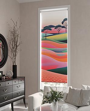 Рулонная штора «Нертонс - 111 - ширина 68 см»