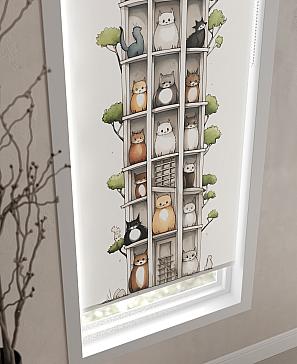 Рулонная штора «Нертонс - 112 - ширина 68 см» | фото 3