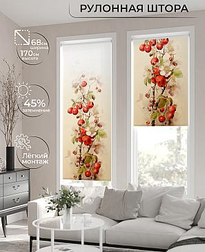 Рулонная штора «Нертонс - 130 - ширина 68 см» | фото