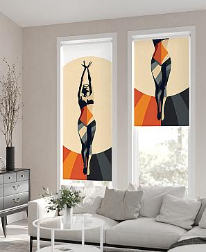 Рулонная штора «Нертонс - 132 - ширина 68 см» | фото 2